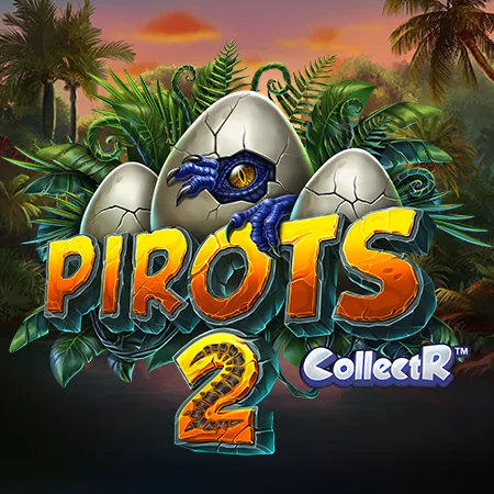 Pirots 2 slot logo — ELK Studios