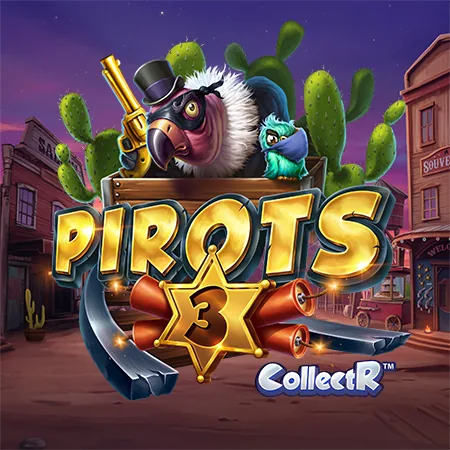 Pirots 3 slot logo — ELK Studios