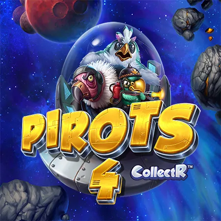 Pirots 4 slot logo — ELK Studios