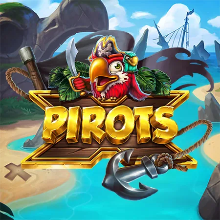 Pirots X slot logo — ELK Studios